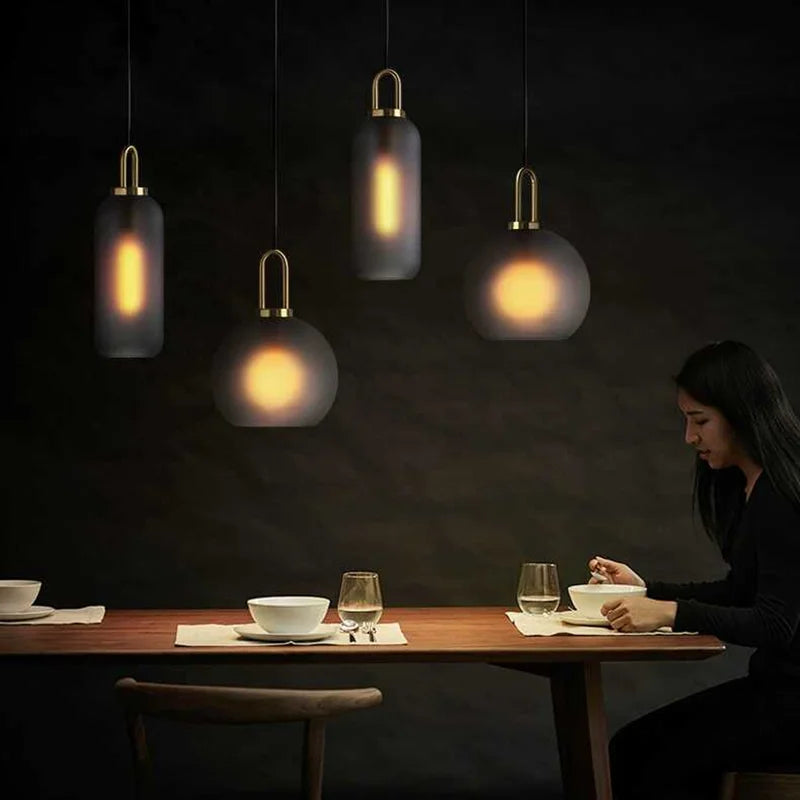 Warehouse Loft - Glass Pendants