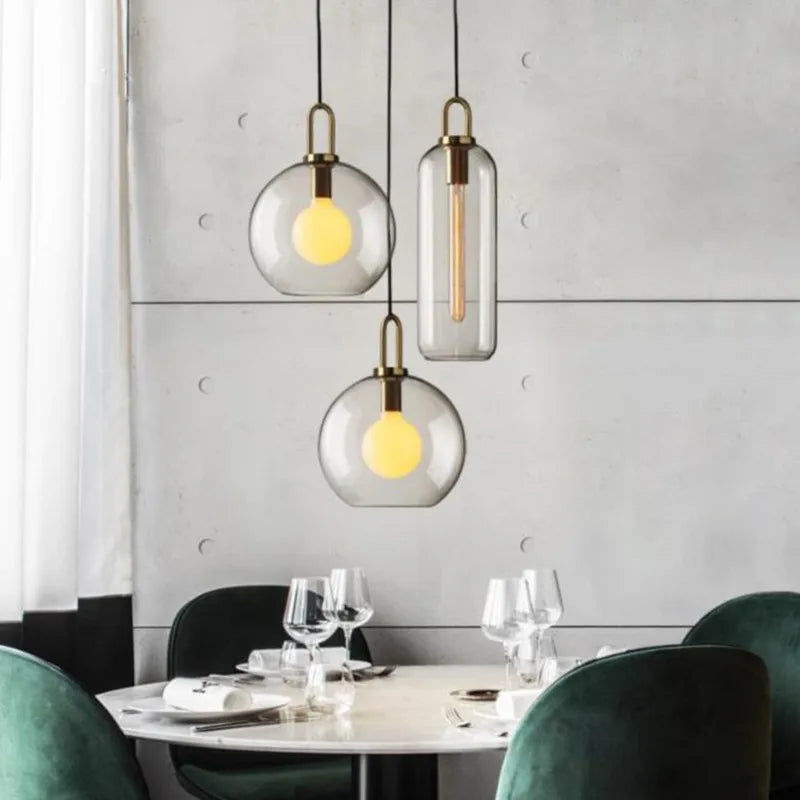 Warehouse Loft - Glass Pendants