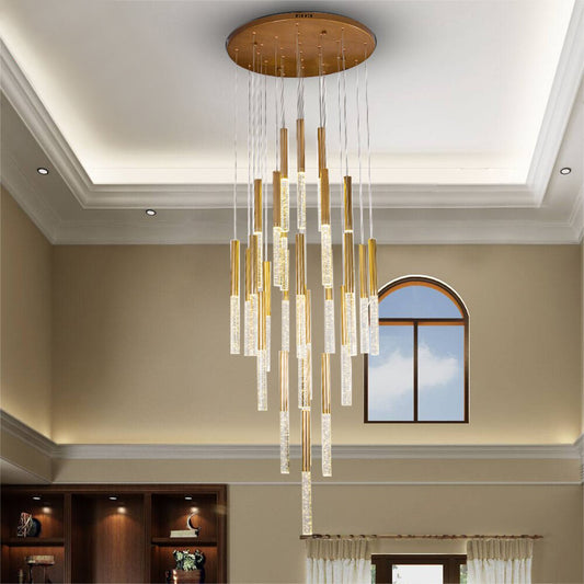 The Tårfall - Glass LED Chandelier