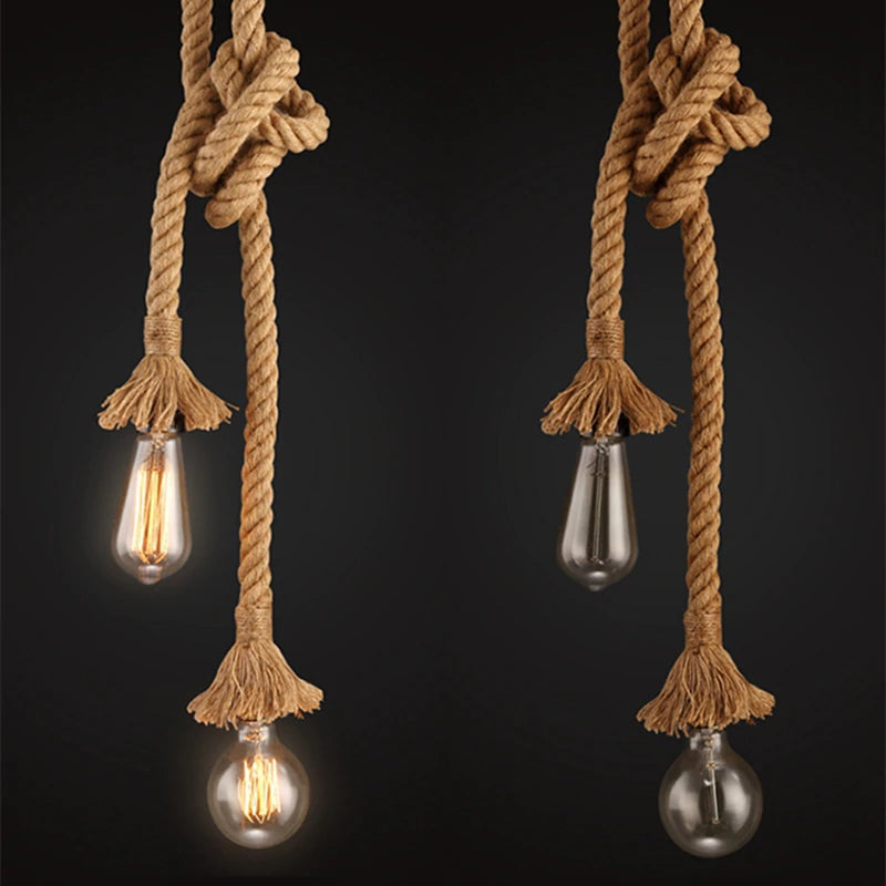 Agni Pendant - Rope Fixture - LightStyl