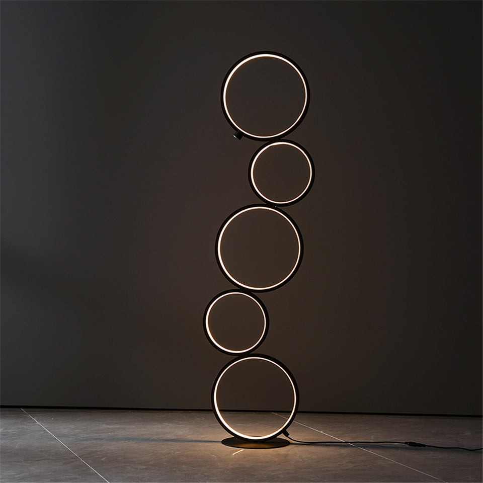 Baburu Ring LED Floor Lamp