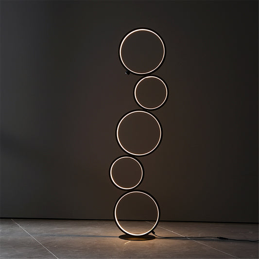 Baburu Ring LED Floor Lamp