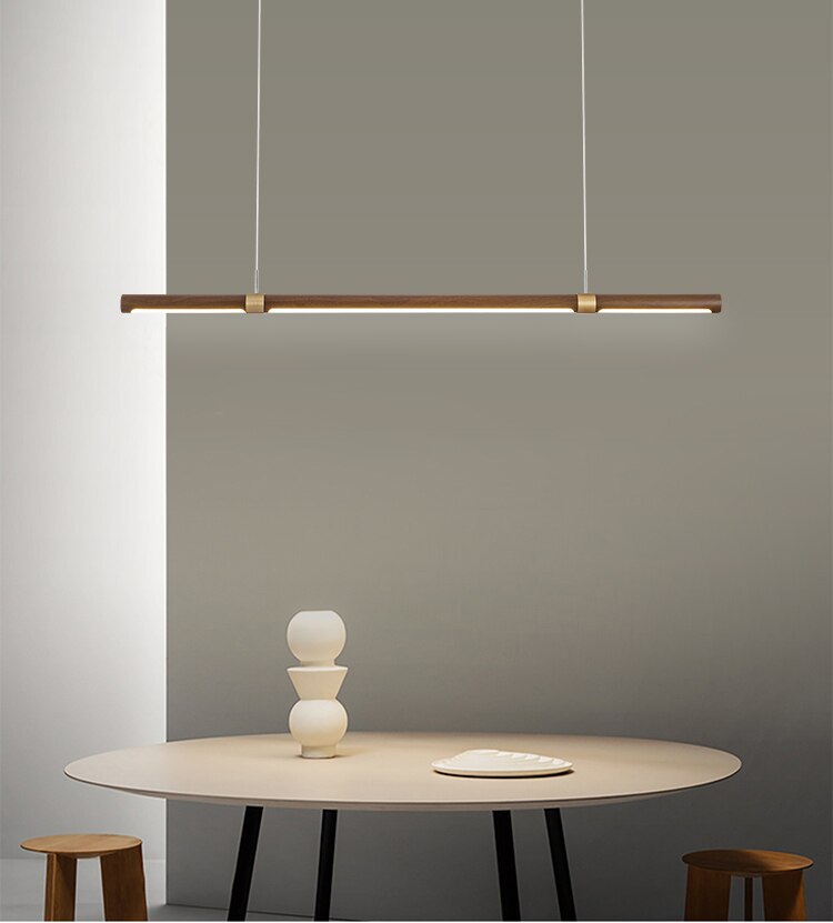 Walnut LED - Pendant Bar Light - LightStyl