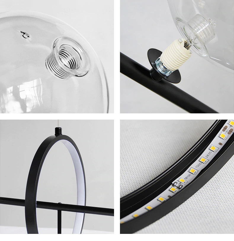 Crown Atlas - Glass Ceiling Light - LightStyl