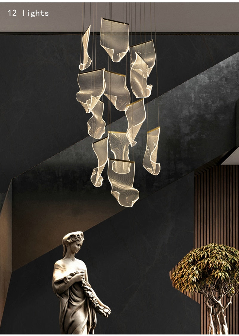 Ochiba Hanging LED Chandelier - LightStyl