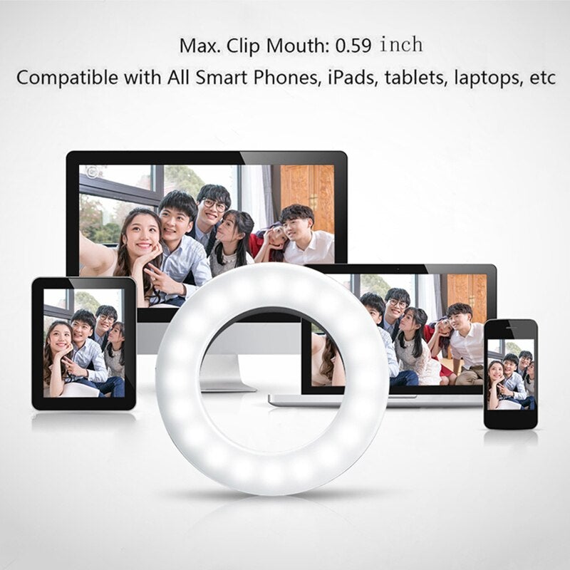 LED Ring - Selfie Clip Light - LightStyl