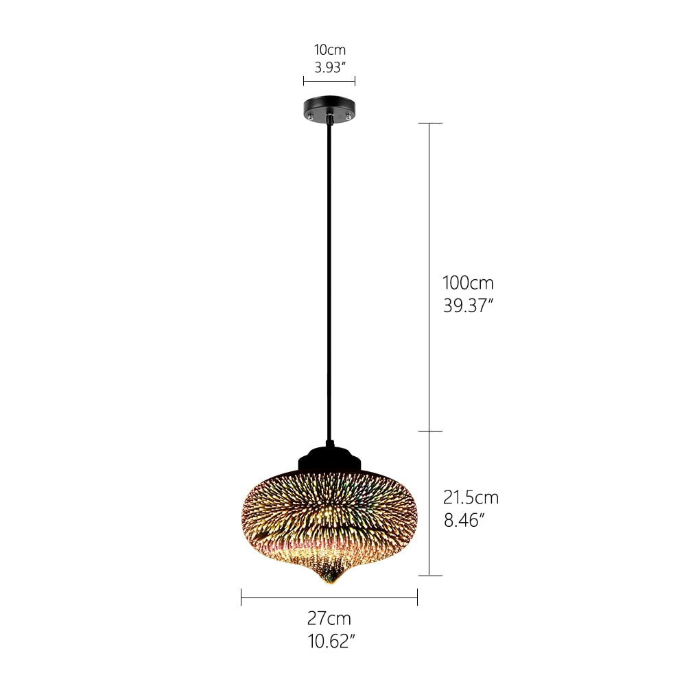 Stars in Glass - Ceiling Pendant - LightStyl