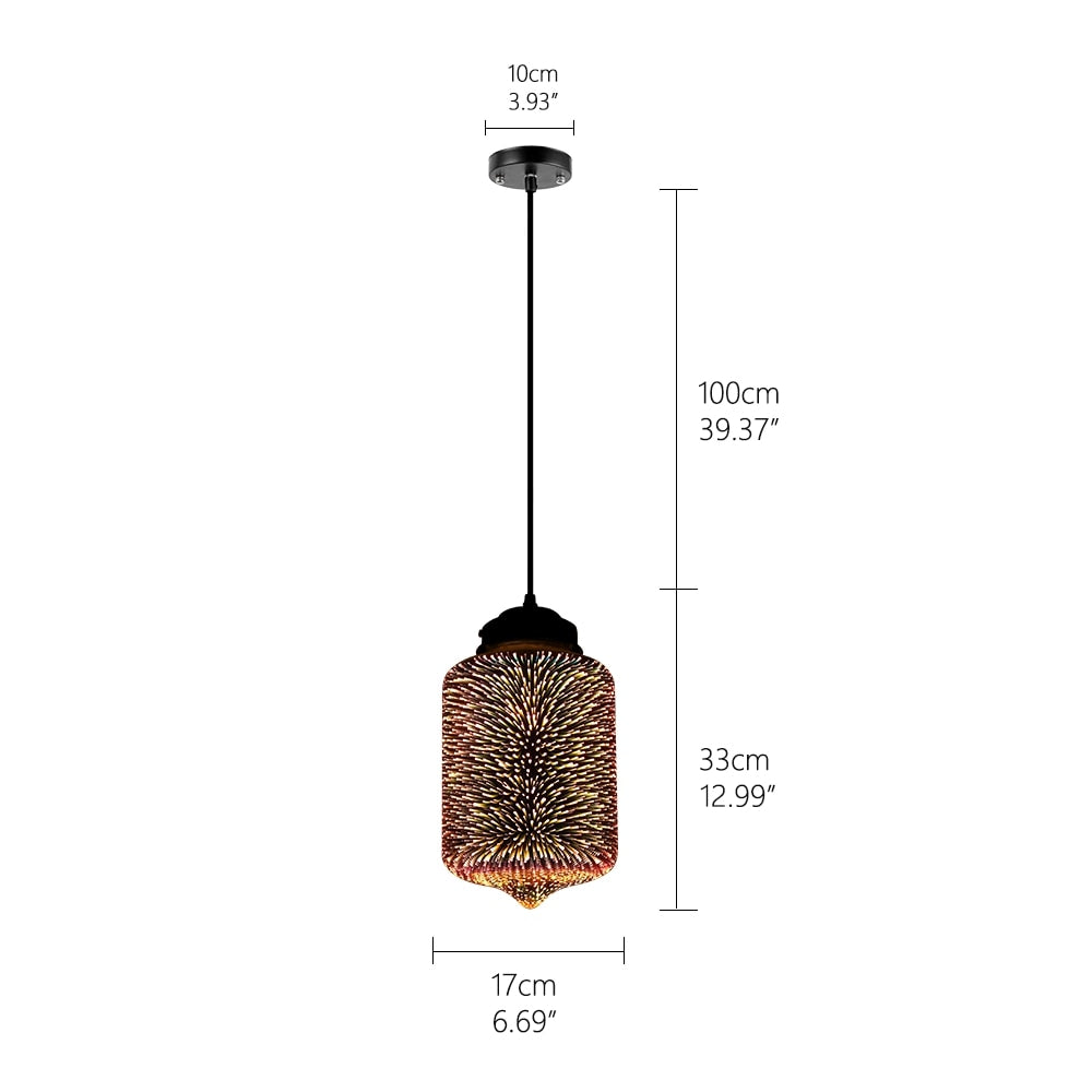 Stars in Glass - Ceiling Pendant - LightStyl