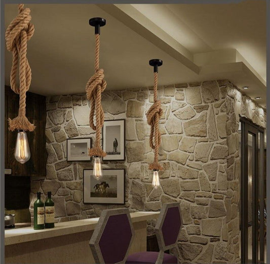 Agni Pendant - Rope Fixture - LightStyl