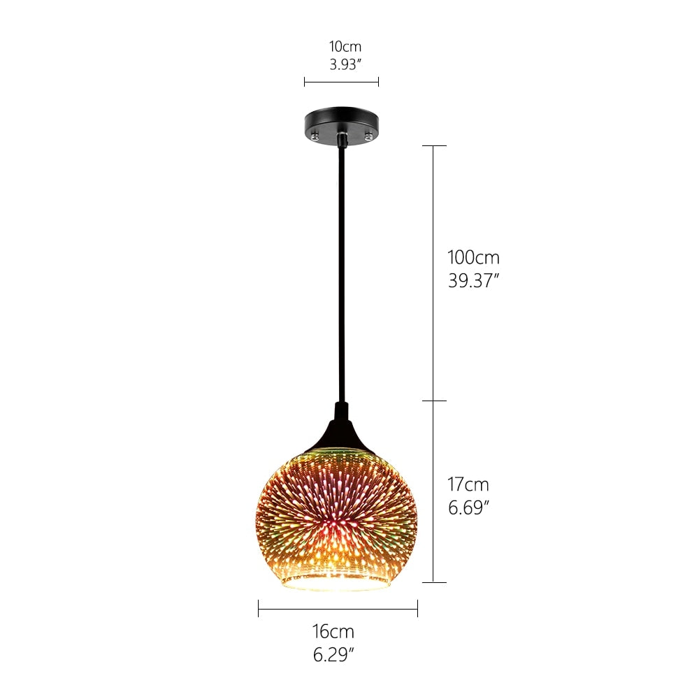 Stars in Glass - Ceiling Pendant - LightStyl
