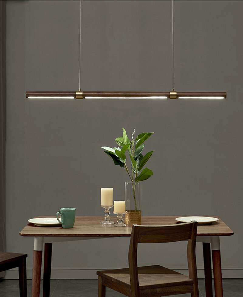 Walnut LED - Pendant Bar Light - LightStyl