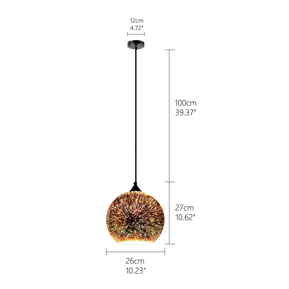 Stars in Glass - Ceiling Pendant - LightStyl