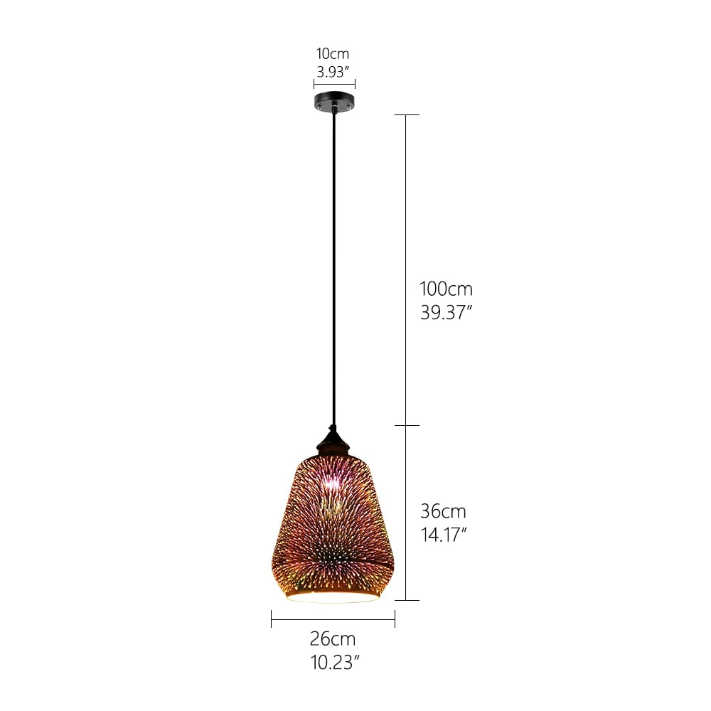 Stars in Glass - Ceiling Pendant - LightStyl