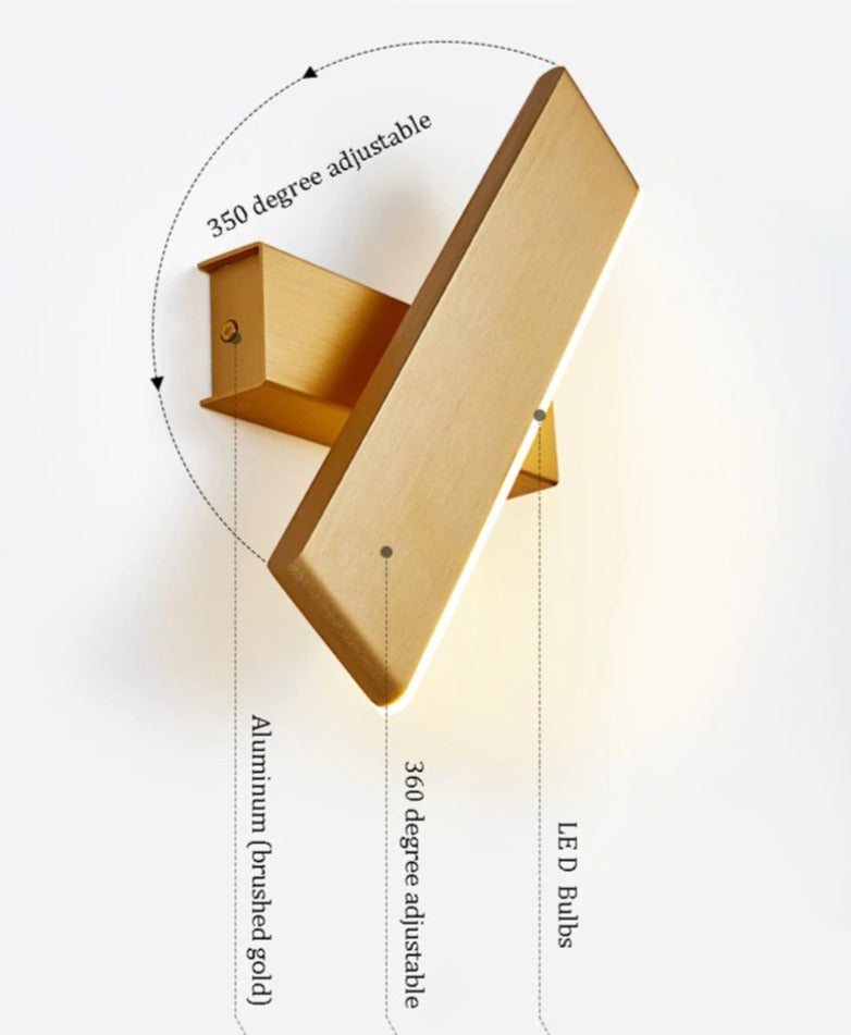 The Kaiten Pivot - Wall Light - LightStyl