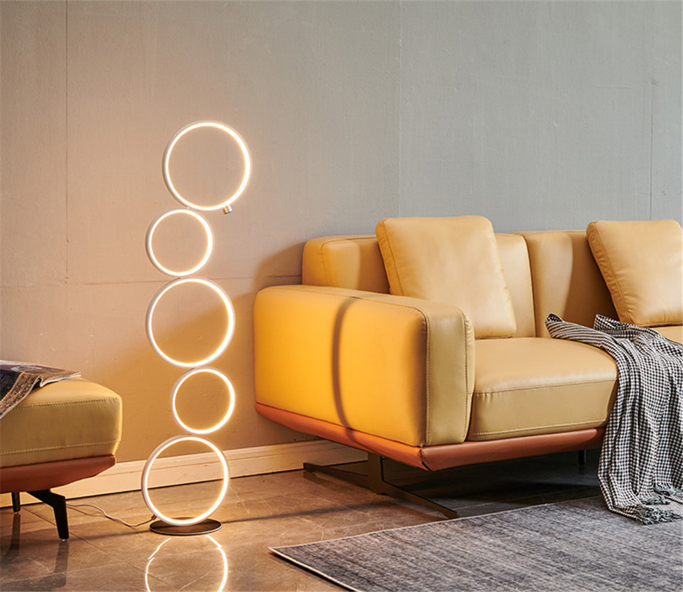 Baburu Ring LED Floor Lamp by LightStyl