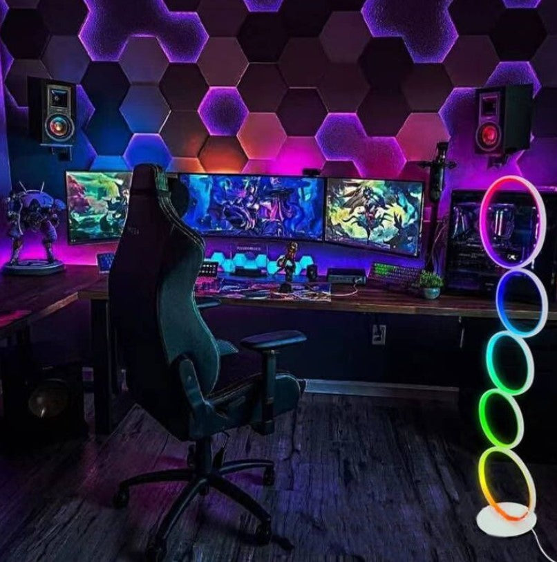 Baburu Ring LED Floor Lamp by LightStyl