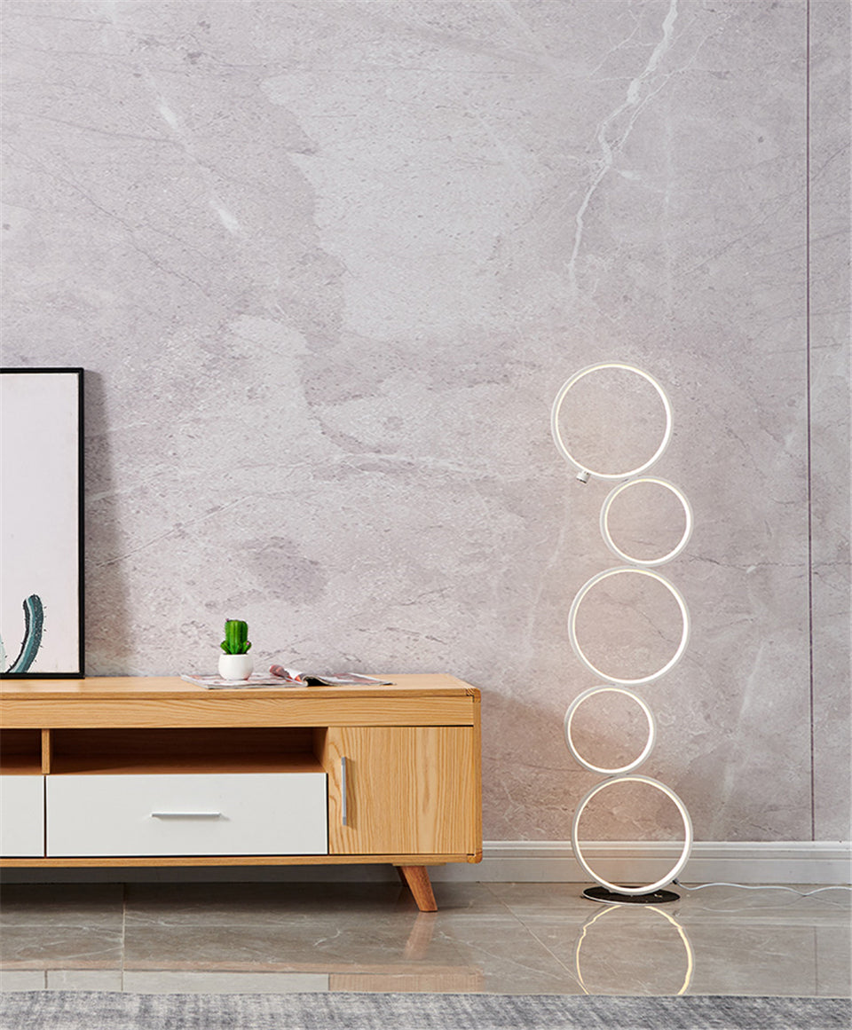Baburu Ring LED Floor Lamp by LightStyl