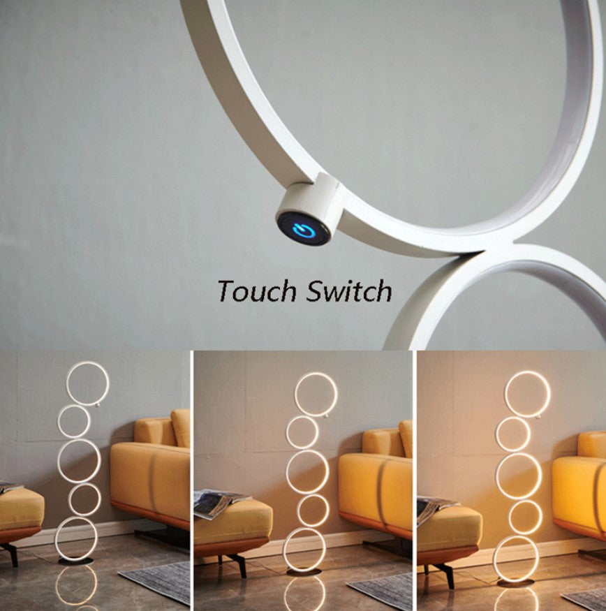 Baburu Ring LED Floor Lamp by LightStyl