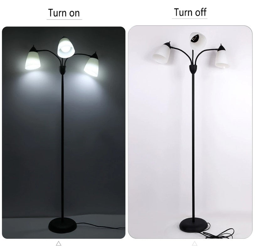 3 Light Umbrella Floor Lamp by LightStyl