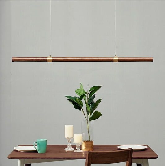 Walnut LED - Pendant Bar Light by Lightstyl
