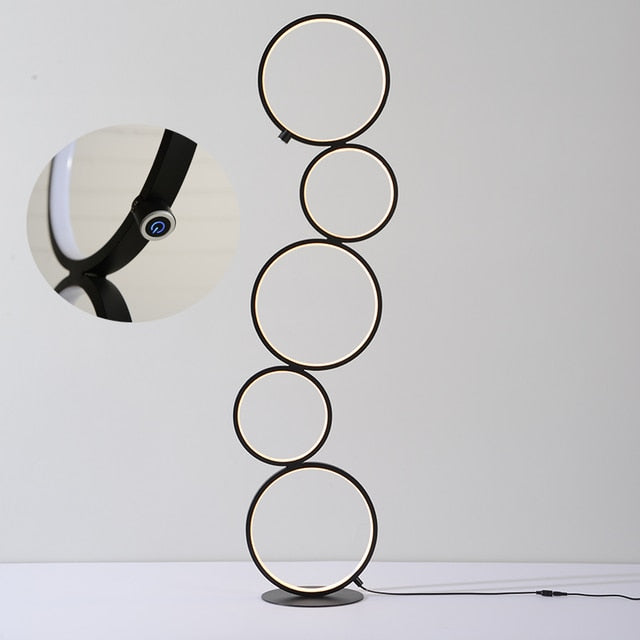 Baburu Ring LED Floor Lamp by LightStyl