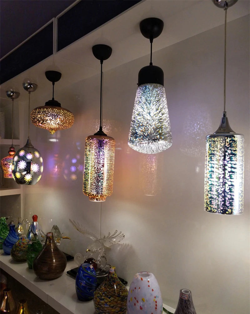Stars in Glass - Ceiling Pendant - LightStyl