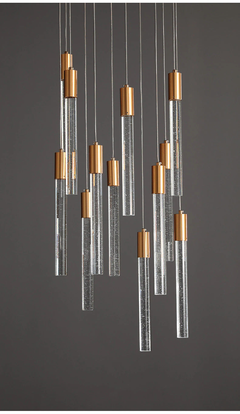 The Tårfall - Glass LED Chandelier