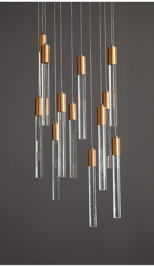 The Tårfall - Glass LED Chandelier