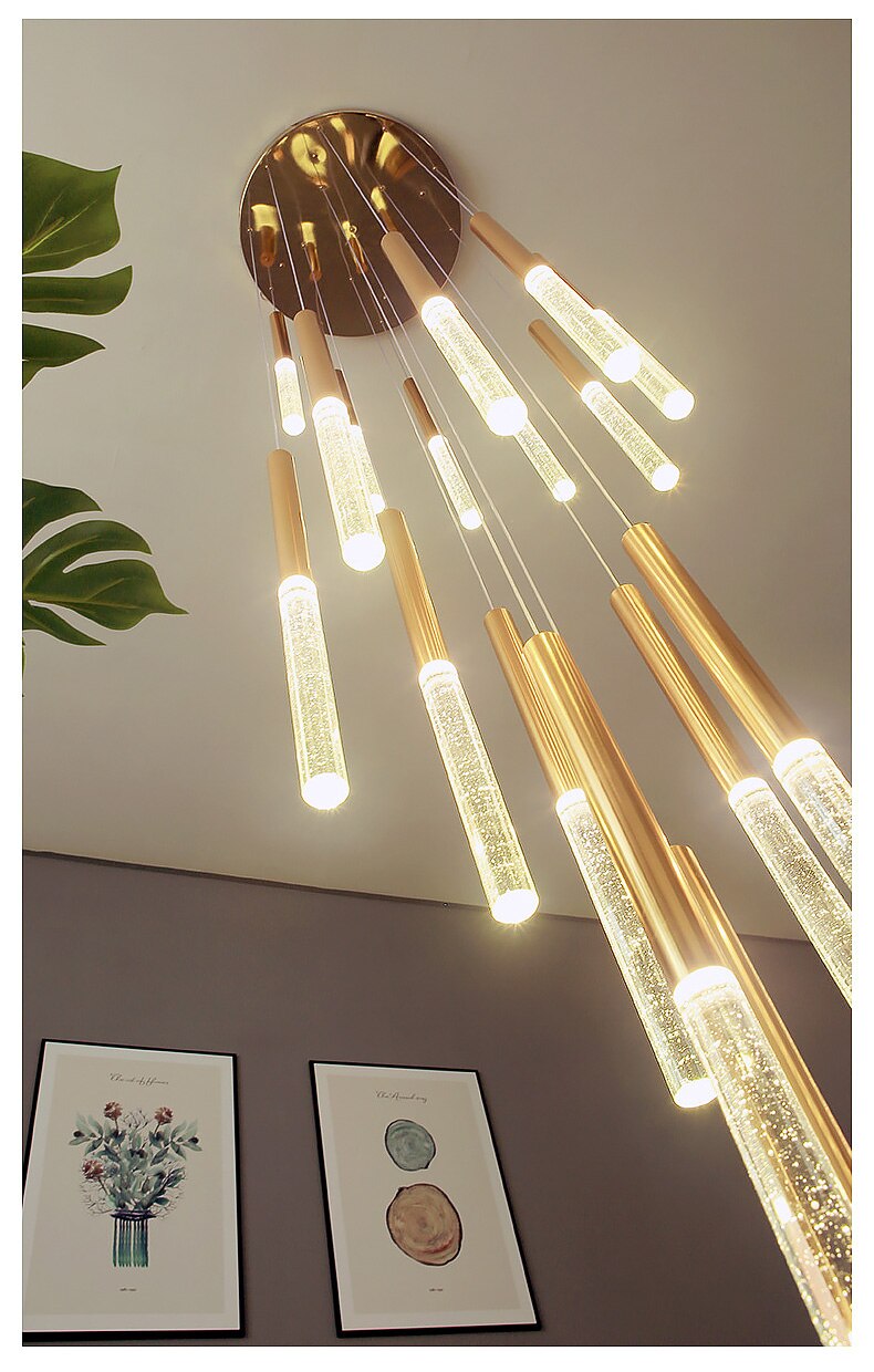 The Tårfall - Glass LED Chandelier