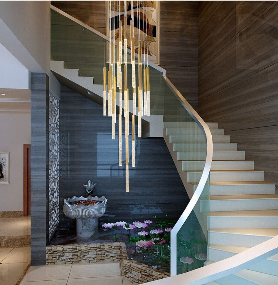 The Tårfall - Glass LED Chandelier