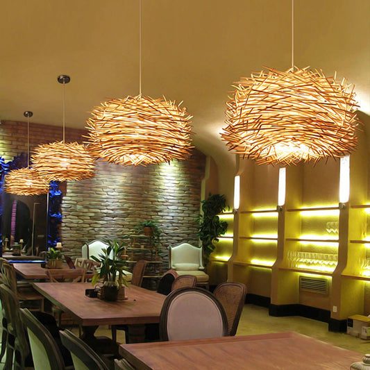 Wicker Nest - Handwoven Light - LightStyl