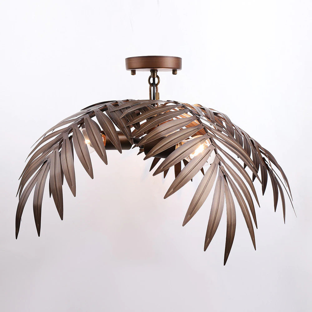 Coconut Leaves Ceiling Fixture