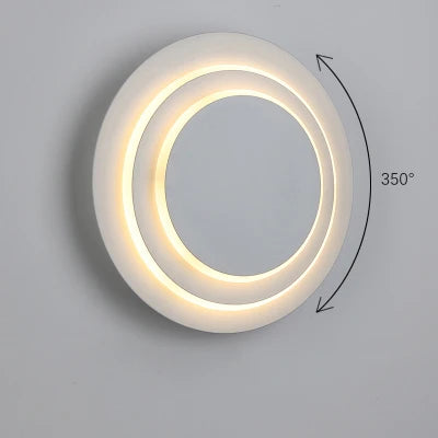 Rotating Discus: LED Wall Light