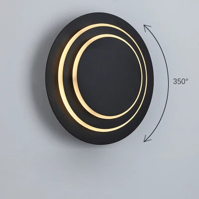 Rotating Discus: LED Wall Light