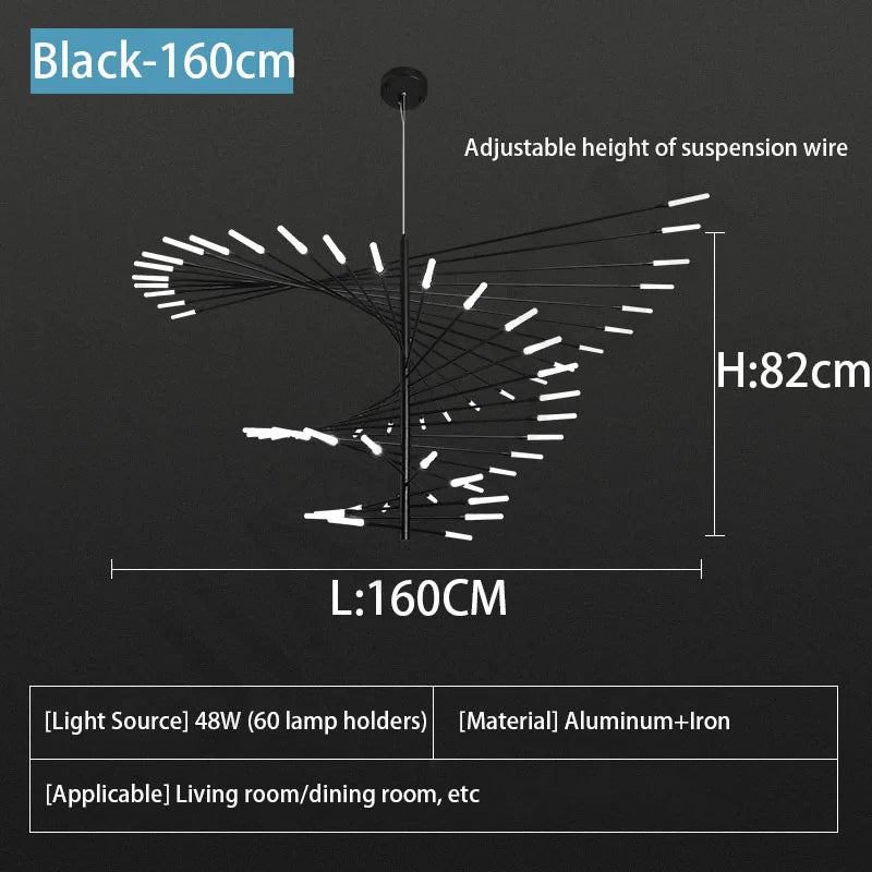 Stellacord LED Spiral Chandelier Review: Dimmable