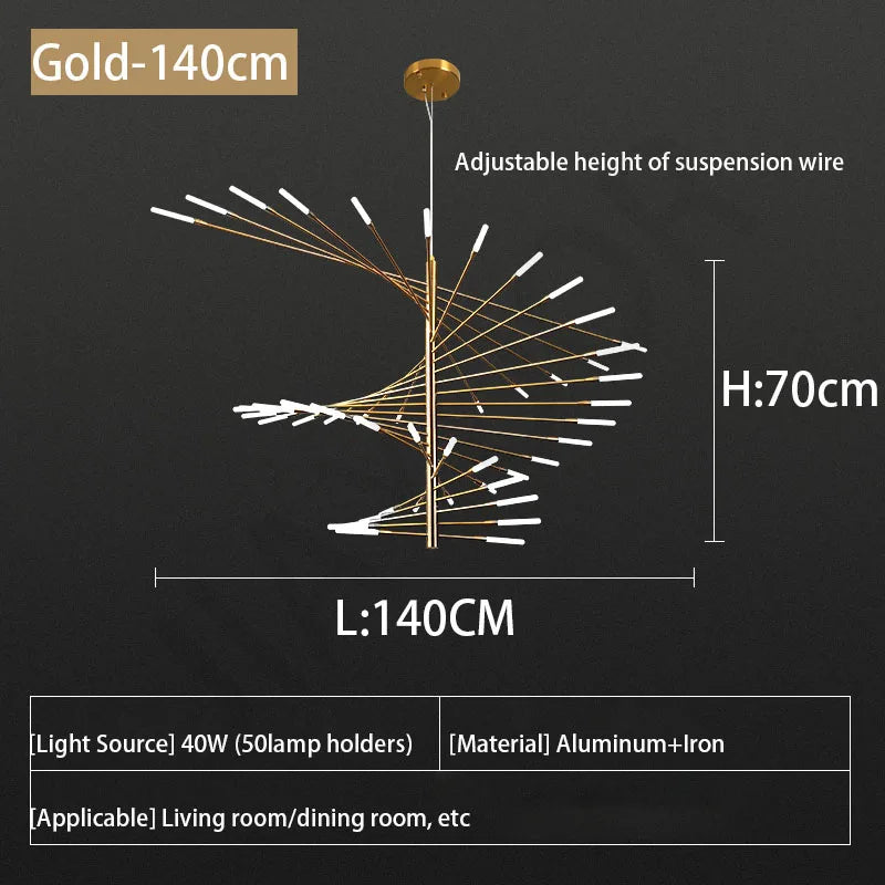 Stellacord LED Spiral Chandelier Review: Dimmable