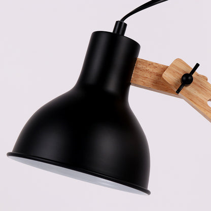 Wood Crane Desk Lamp