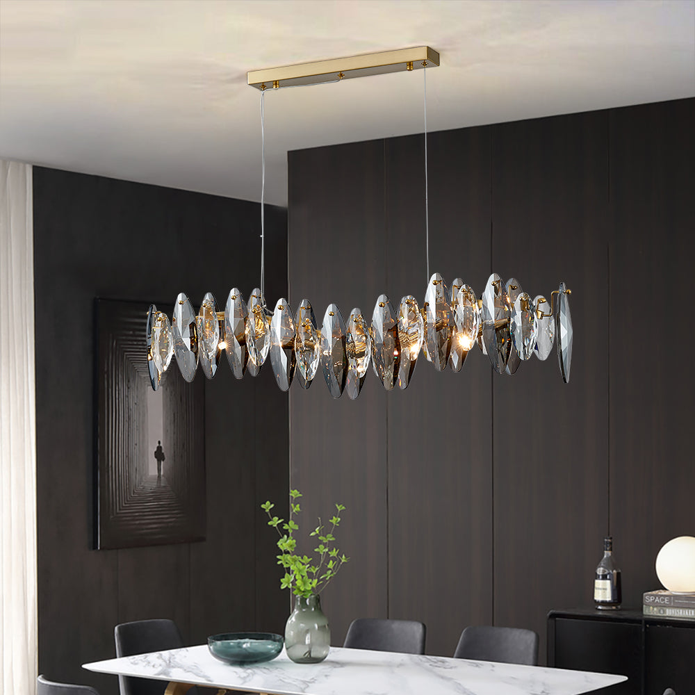 Nalu Crystal Wave - LED Chandelier