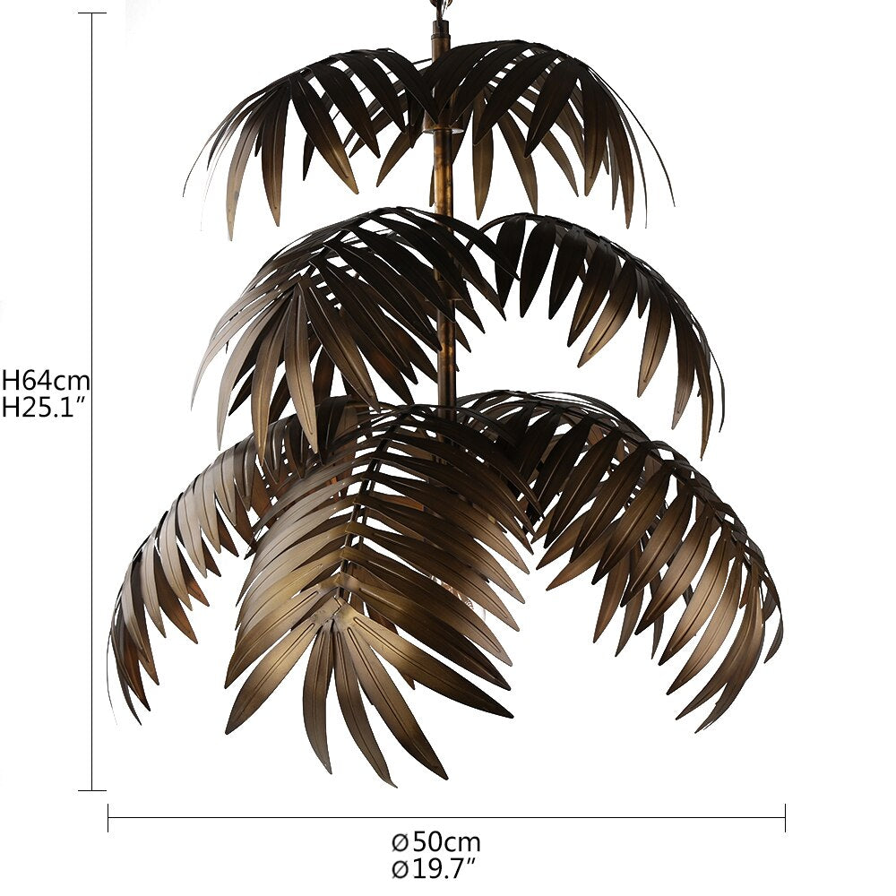 Coconut Leaves Ceiling Fixture