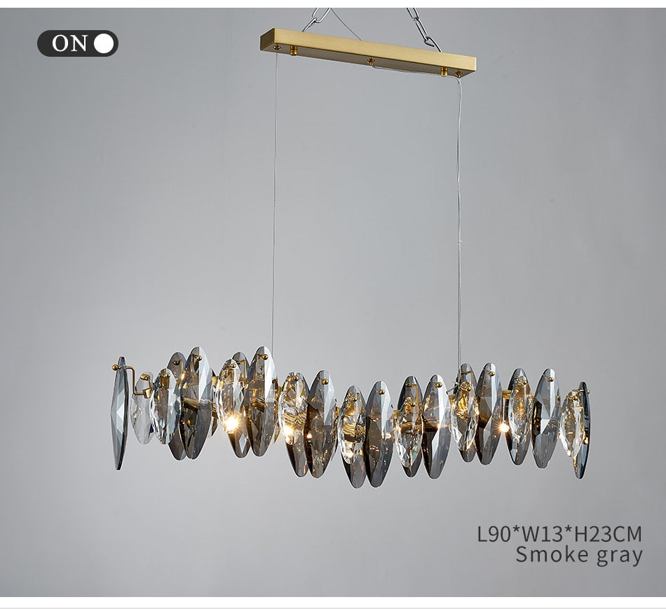 Nalu Crystal Wave - LED Chandelier