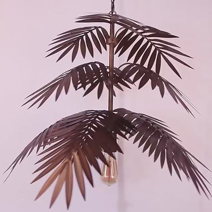Coconut Leaves Ceiling Fixture